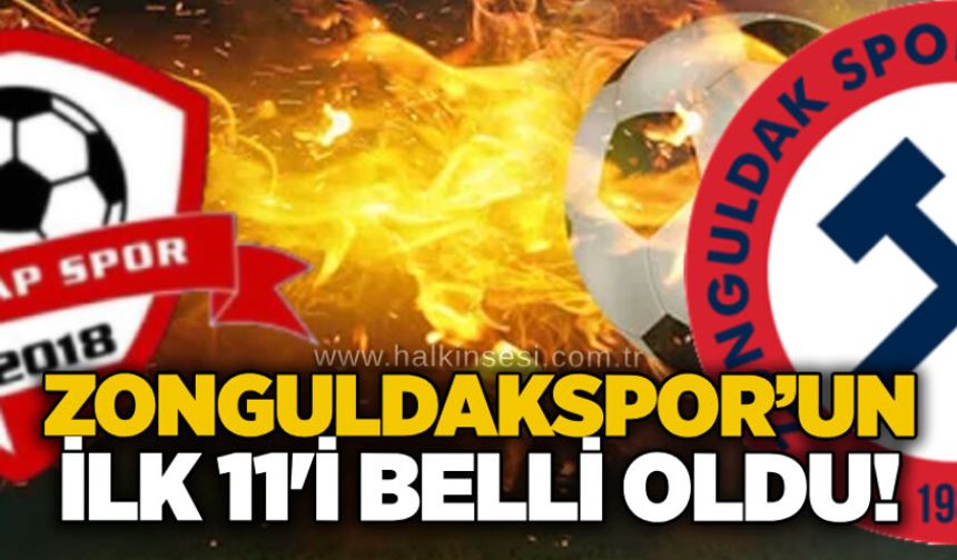 İnkılap Fk –Zonguldakspor maçında 11’ler açıklandı