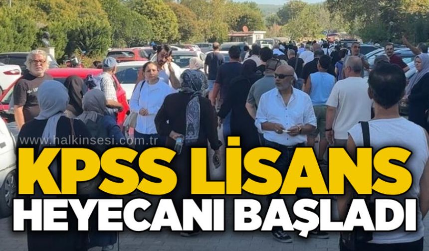 KPSS lisans heyecanı başladı