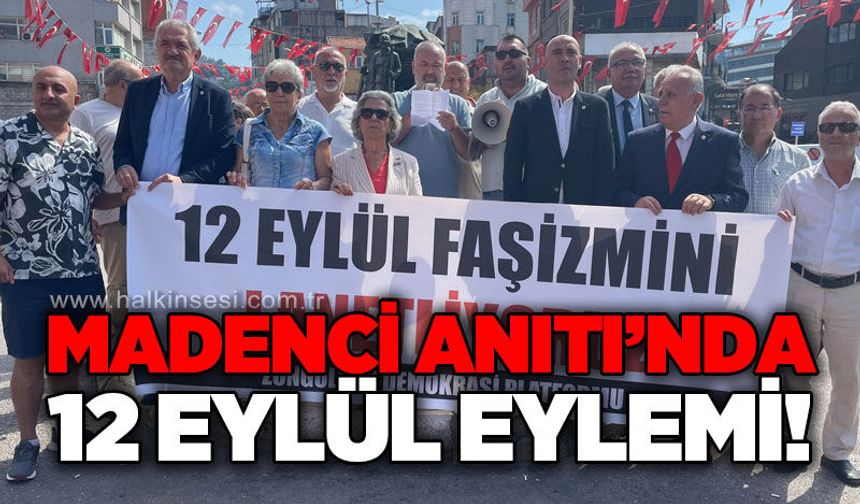 Madenci Anıtı'nda eylem!