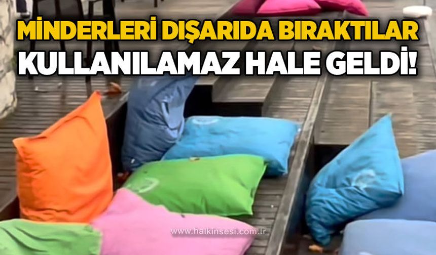 Minderleri dışarıda bıraktılar! Kullanılmaz hale geldi