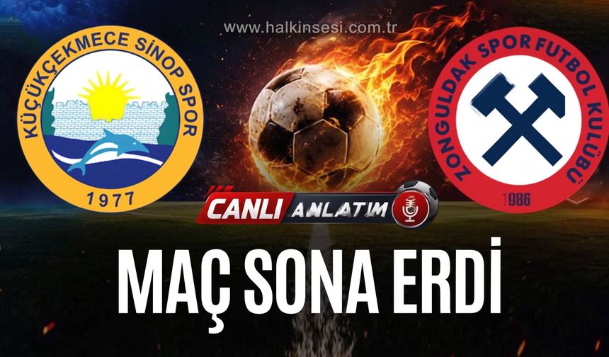 Küçükçekmece Sinop Spor - Zonguldakspor  | Canlı Anlatım