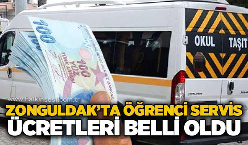 Zonguldak’ta öğrenci servis ücretleri belli oldu: İşte yeni tarife