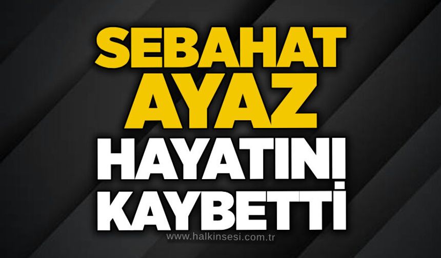 Sebahat Ayaz hayatını kaybetti
