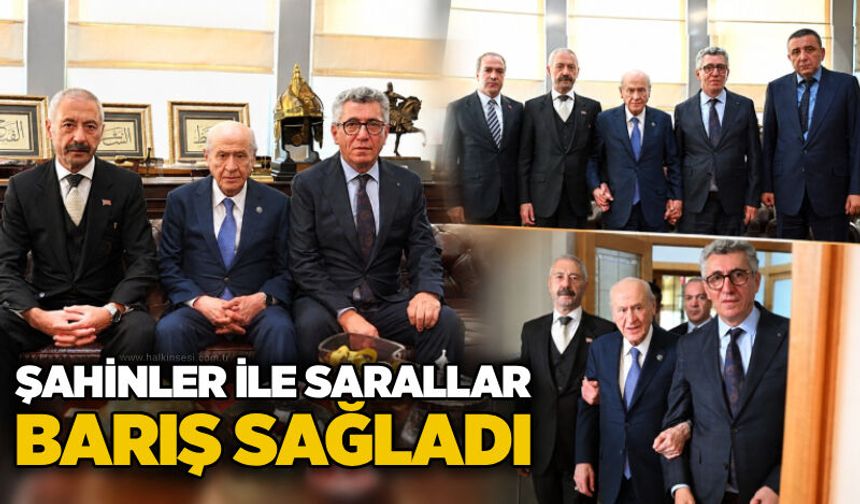 Şahinler ile Sarallar barış sağladı