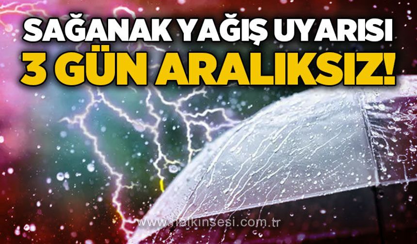 Zonguldak’ta sağanak yağış uyarısı: Çarşamba, Perşembe ve Cuma gününe dikkat