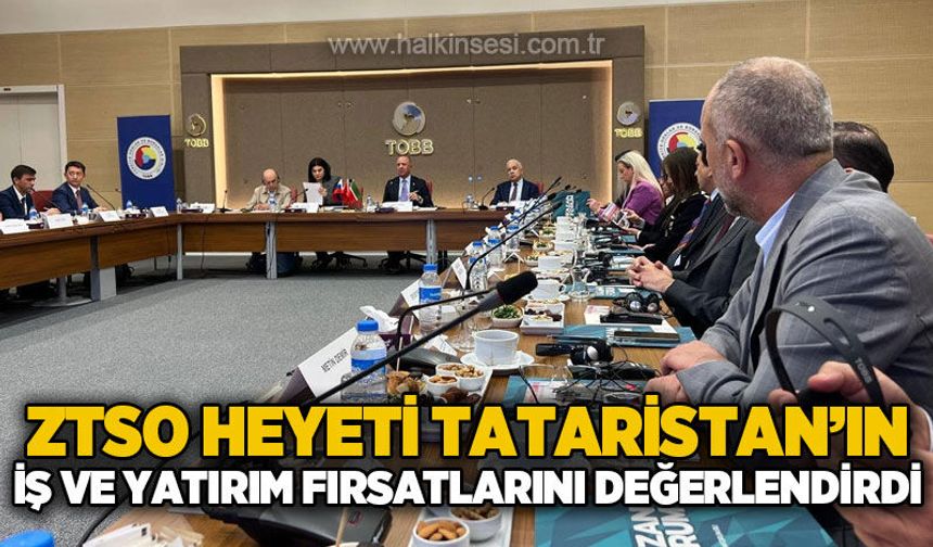 Zonguldak TSO heyeti "Rusya Federasyonu Tataristan Cumhuriyeti İş ve Yatırım Fırsatları Semineri" ne katıldı