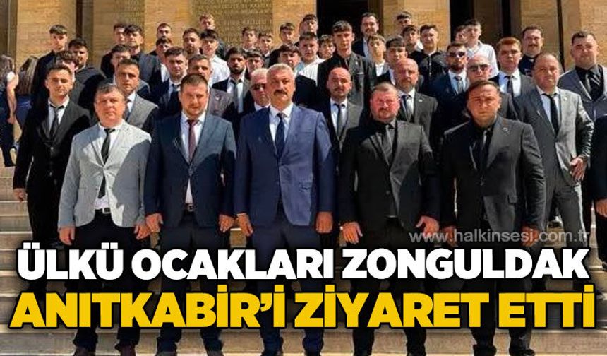 Ülkü Ocakları Zonguldak’tan gençlerle Anıtkabir ziyareti