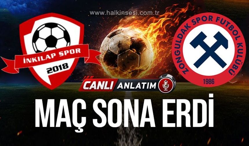 İnkılap Fk –Zonguldakspor | Canlı Anlatım