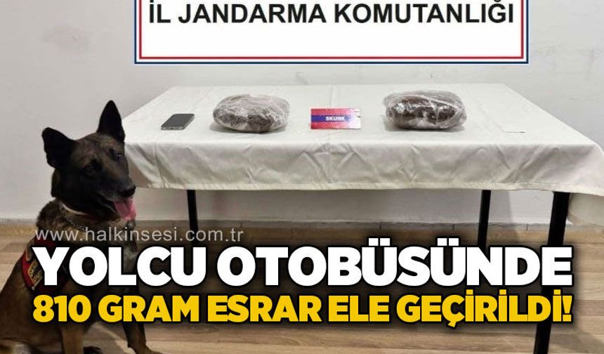 Otobüste uy*şturucu operasyonu: 1 kişi tutuklandı!