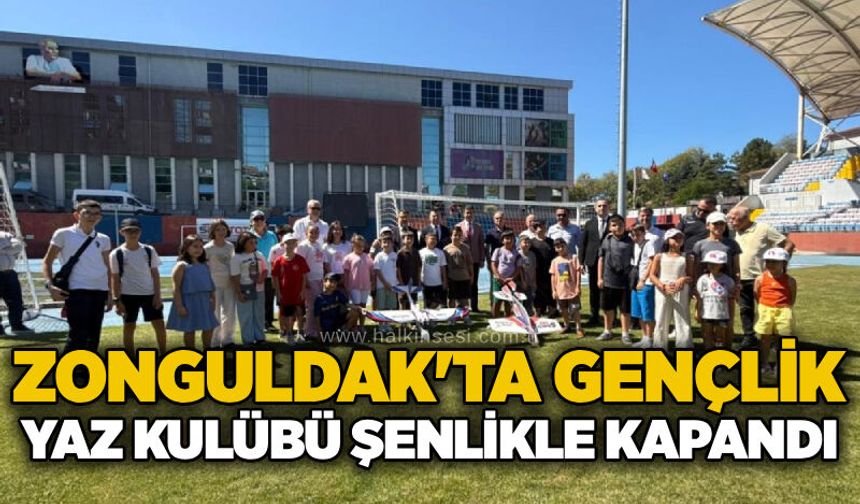 Zonguldak'ta Gençlik Yaz Kulübü şenlikle kapandı