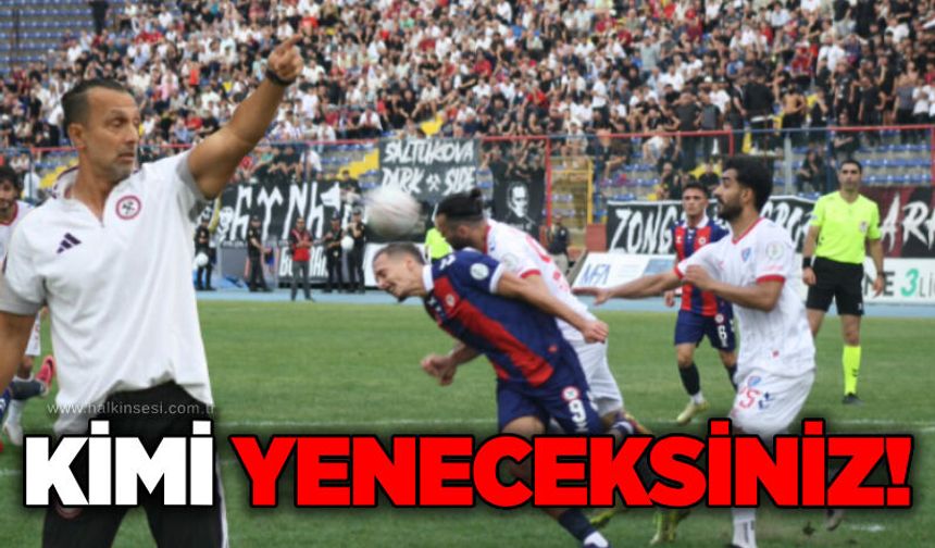 Zonguldakspor derbiyi kaybetti...1-2