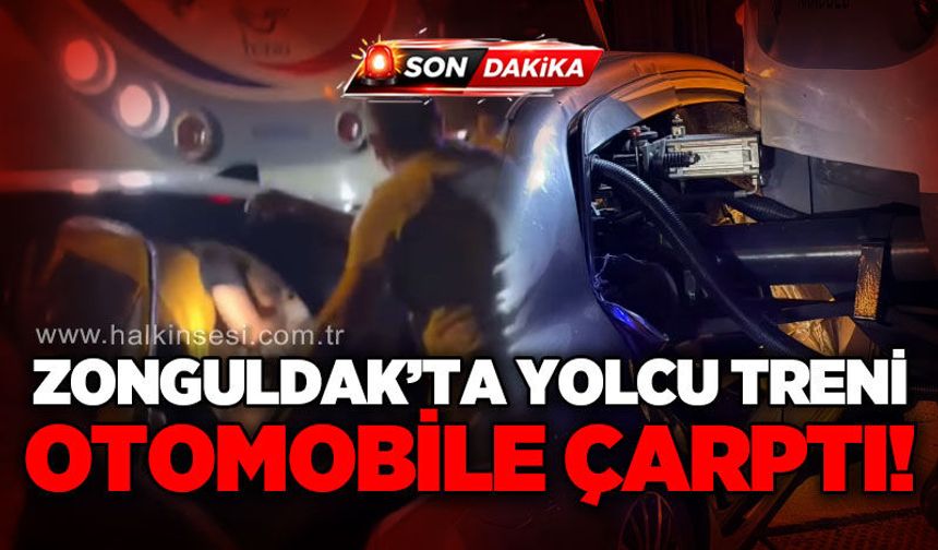 Zonguldak'ta yolcu treni kaza yaptı: Yaralılar hastaneye kaldırıldı!