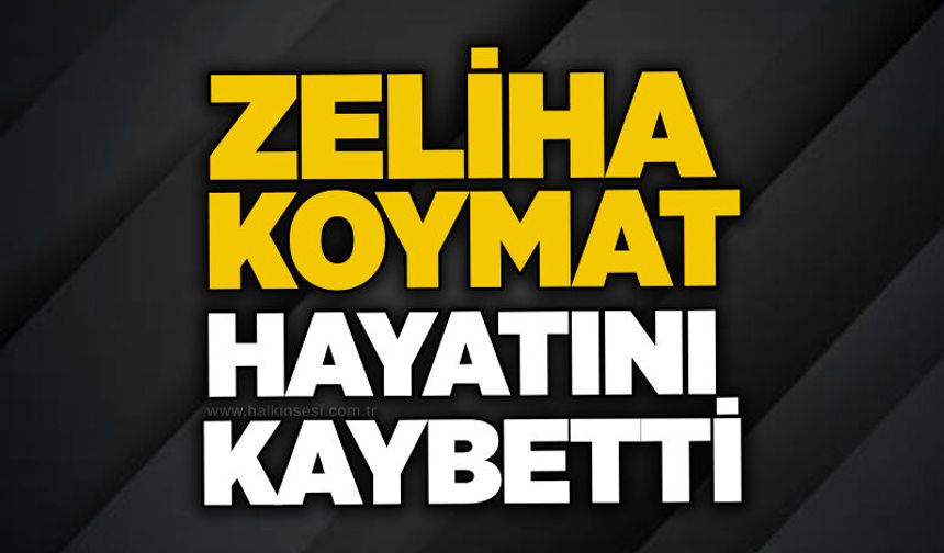 Zeliha Koymat hayatını kaybetti