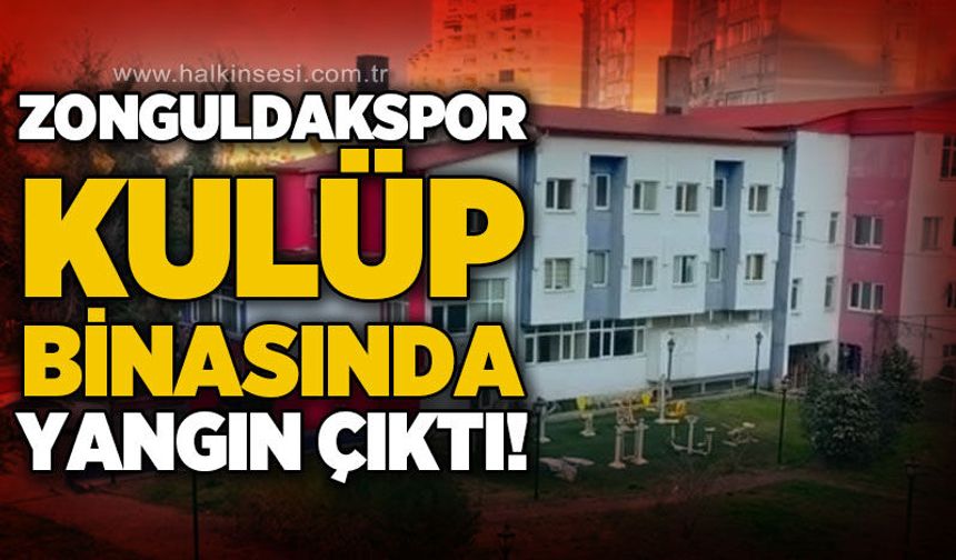 Eski Zonguldakspor binasında yangın