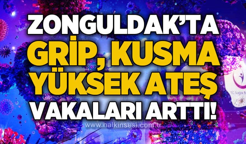 Zonguldak’ta grip ve yüksek ateş vakaları arttı: Acil servislerde yoğunluk