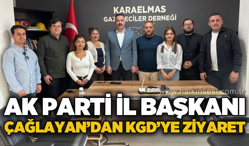 AK Parti İl Başkanı Çağlayan’dan KGD’ye ziyaret