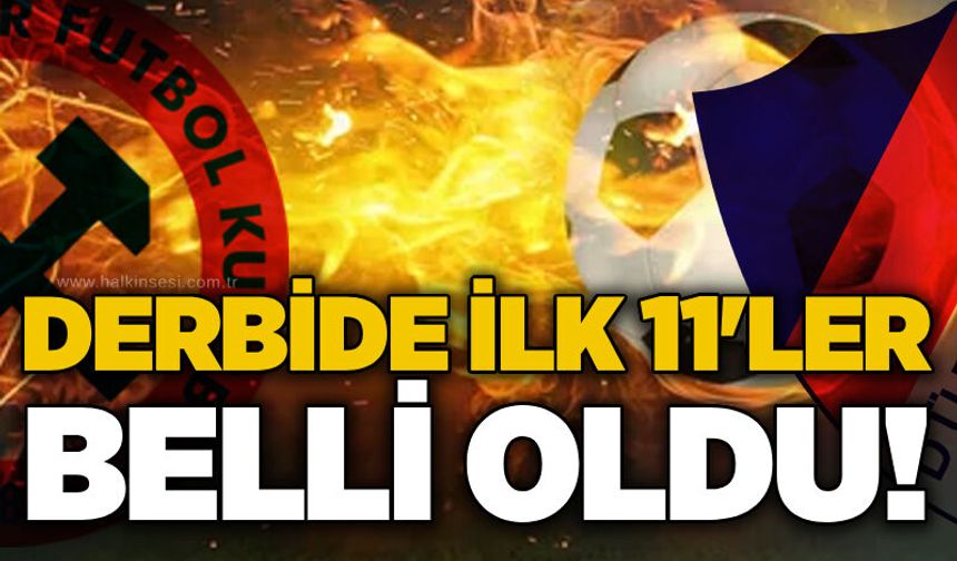 Zonguldakspor - Düzcespor derbisinin ilk 11'leri açıklandı