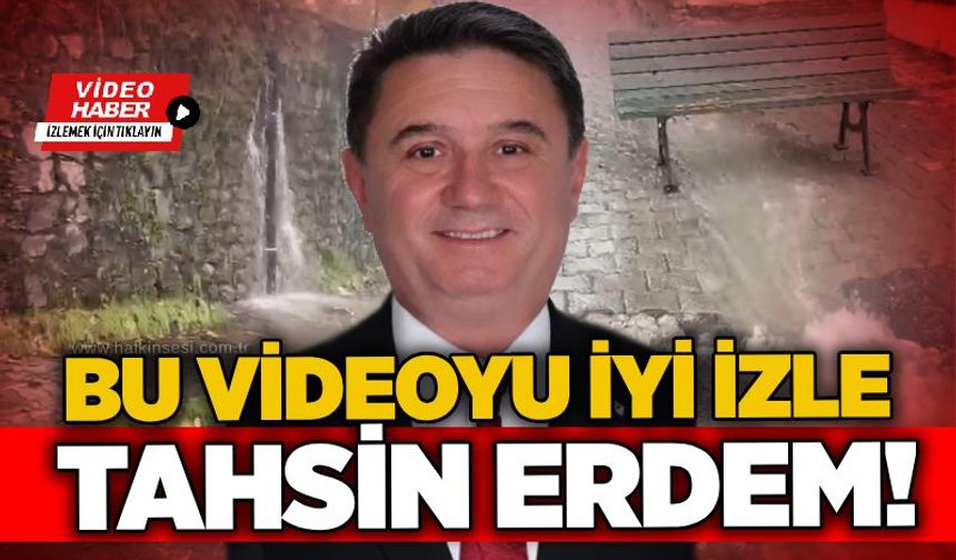 Bu videoyu iyi izle Tahsin Erdem!