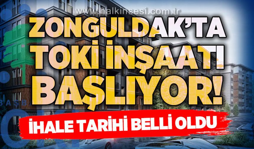 Kilimli Karadon’a 299 konutluk TOKİ projesi: İhale tarihi belli oldu