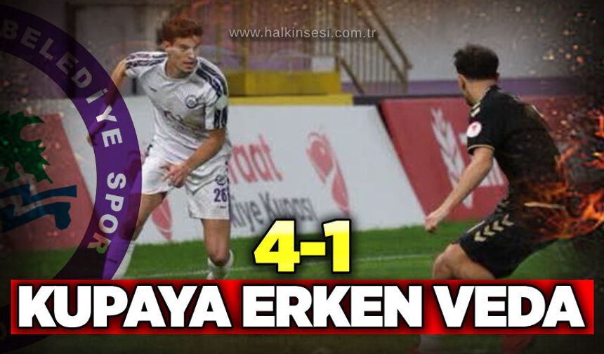 Kupaya erken veda...4-1