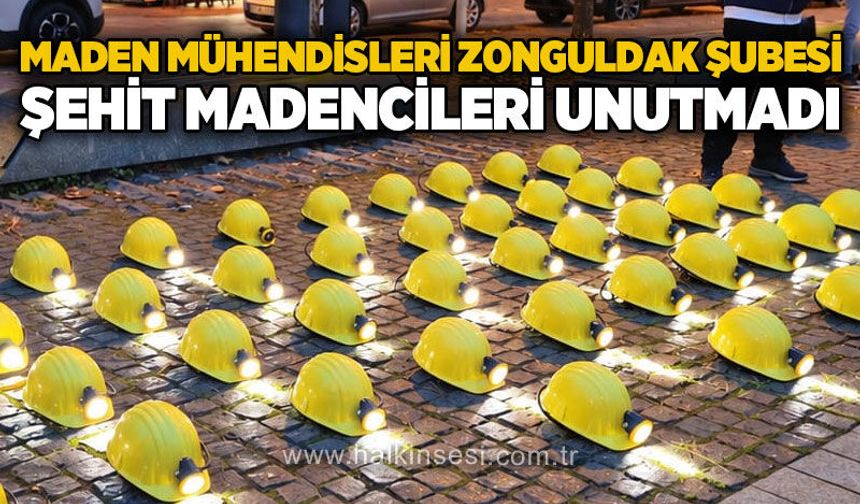 Maden Mühendisleri Odası Zonguldak Şubesi'nden Amasra'da anma töreni