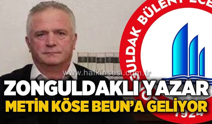 Zonguldaklı Yazar Metin Köse, BEUN'da “Mükellefiyet” konusunu anlatacak