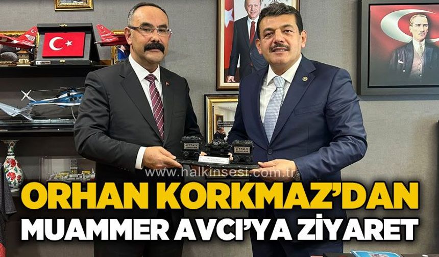 Muammer Avcı, MHP Zonguldak İl Başkanı Orhan Korkmaz’ı TBMM’de ağırladı