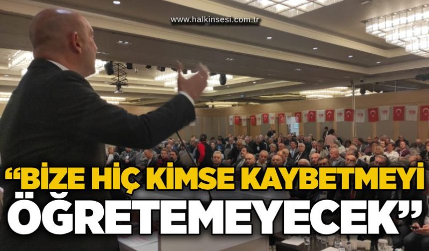 Dural: “Bize hiç kimse kaybetmeyi öğretemeyecek”