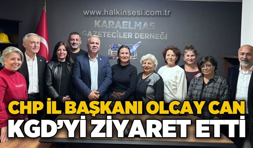 CHP İl Başkanı Olcay Can’dan KGD’ye ziyaret