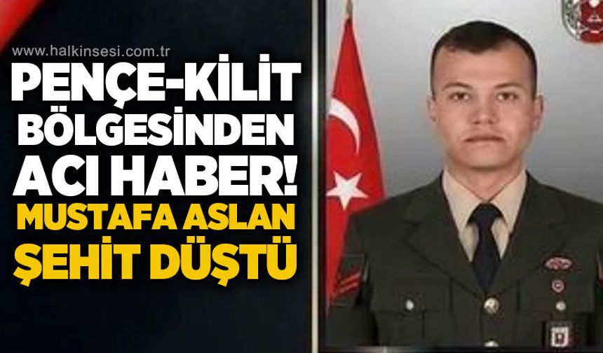 Pençe-Kilit bölgesinde silah kazası: Piyade Uzman Çavuş Mustafa Aslan şehit oldu