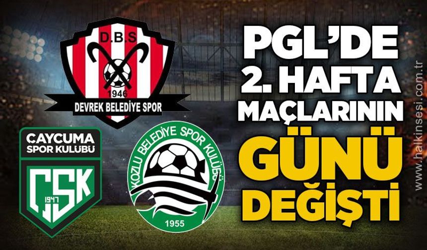 PGL’de 2. Hafta maçlarının günü değişti!