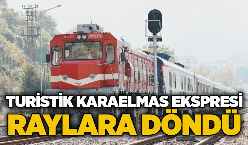 Turistik Karaelmas Ekspresi raylara döndü