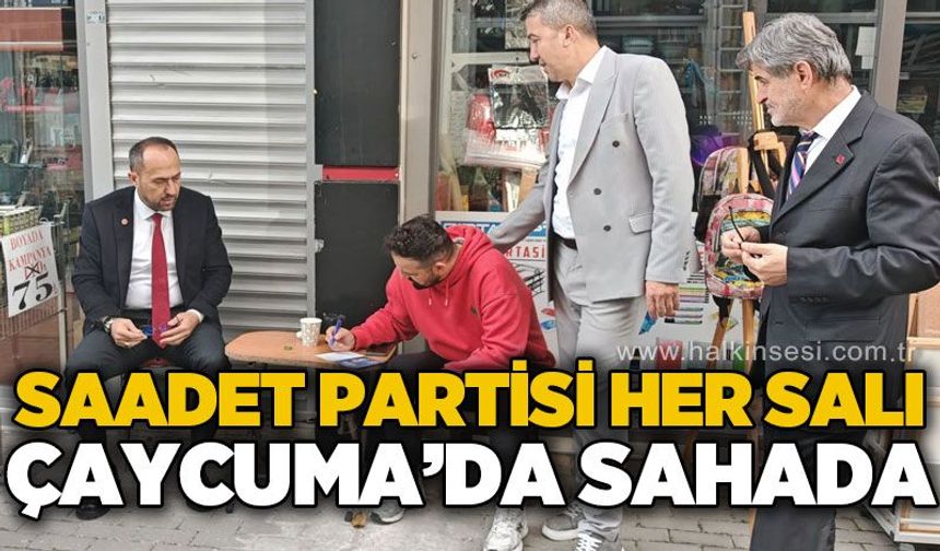 Burak Erol: “Çaycuma’da her Salı sahadayız, esnafımızın sesine kulak veriyoruz"