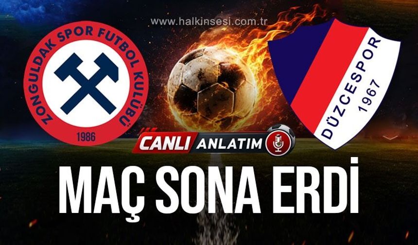 Zonguldakspor FK - Düzcespor | Canlı Anlatım
