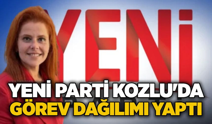 Yeni Parti Kozlu'da görev dağılımı yaptı