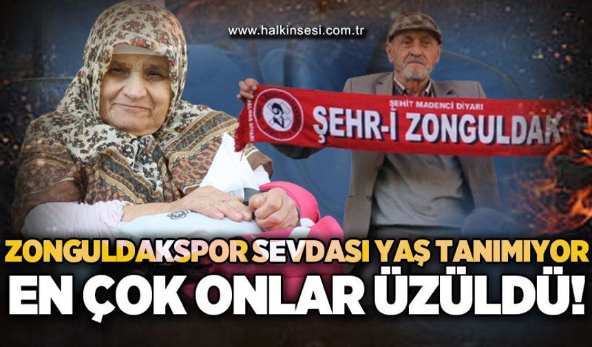 Zonguldakspor sevdası yaş tanımıyor! En çok onlar üzüldü…