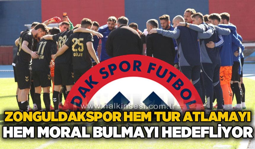 Zonguldakspor hem tur atlamayı hemde moral bulmayı hedefliyor!...