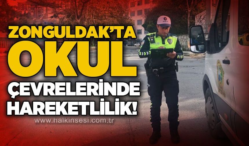 Zonguldak'ta okul çevrelerinde sıkı denetim: 3 bin 748 kişiye GBT sorgusu yapıldı
