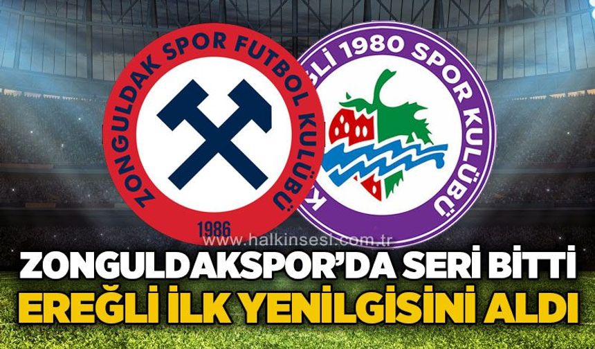 Zonguldakspor’da seri bitti, Ereğli ilk yenilgisini aldı