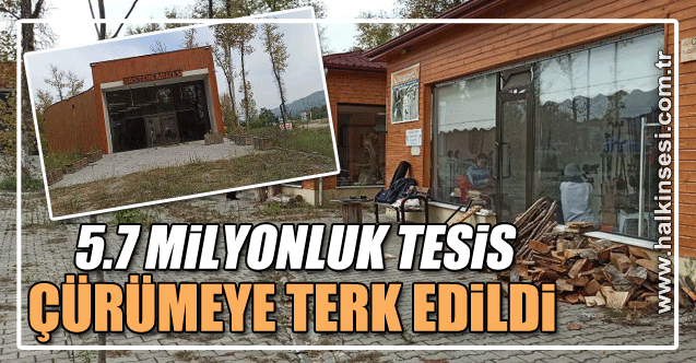 5.7 milyonluk yatırımla bastonu dünyaya tanıtmak için yapılan tesis çürümeye terk edildi