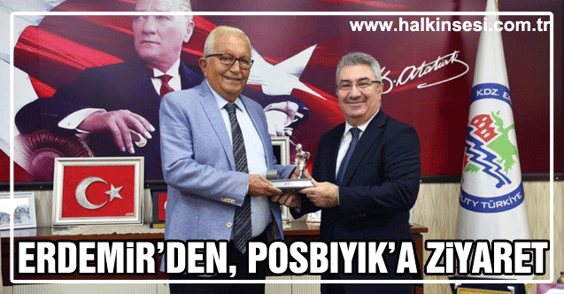 ERDEMİR GENEL MÜDÜRÜ NİYAZİ AŞKIN PEKER, POSBIYIK’A ZİYARET