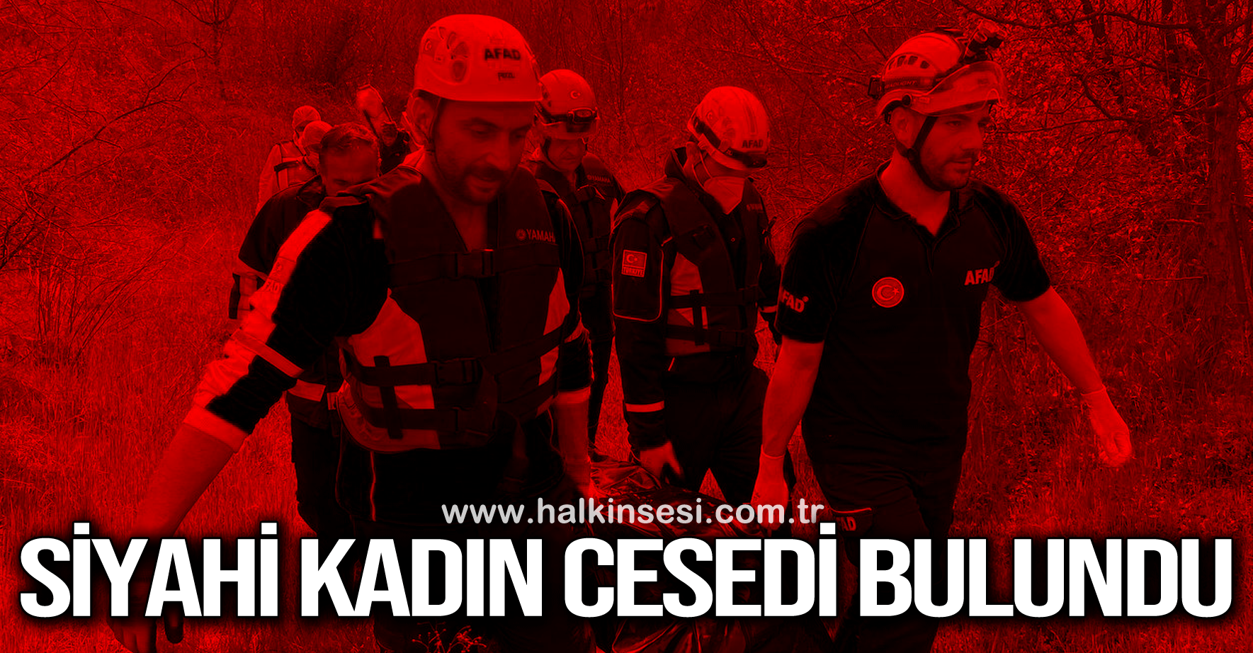 Siyahi kadın cesedi bulundu