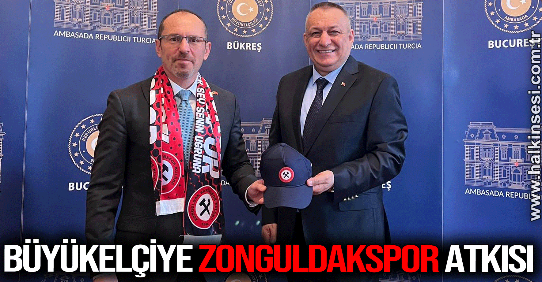 Büyükelçiye Zonguldakspor atkısı