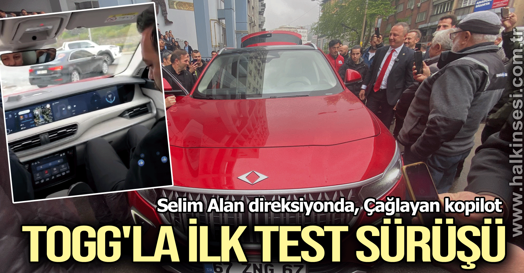 TOGG'LA İLK TEST SÜRÜŞÜ 