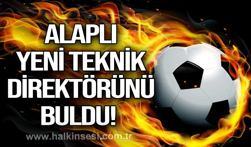 Alaplı yeni teknik direktörünü buldu! 