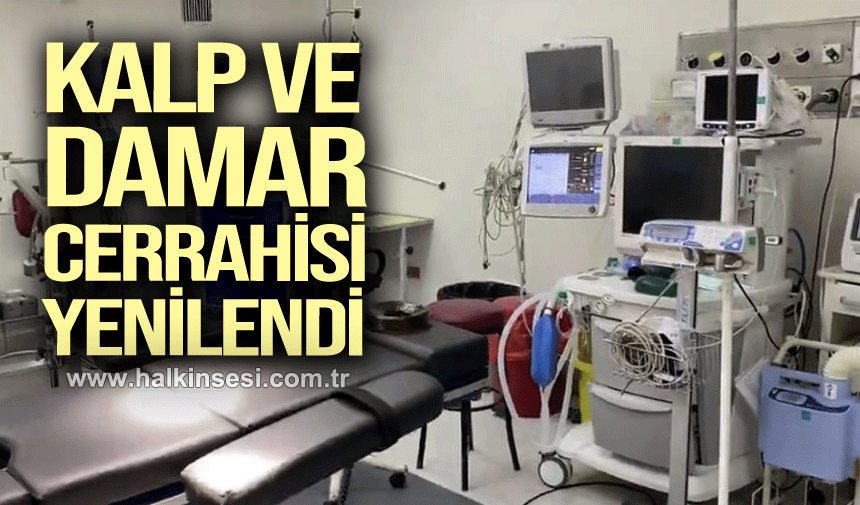 Kalp ve damar cerrahisi yenilendi