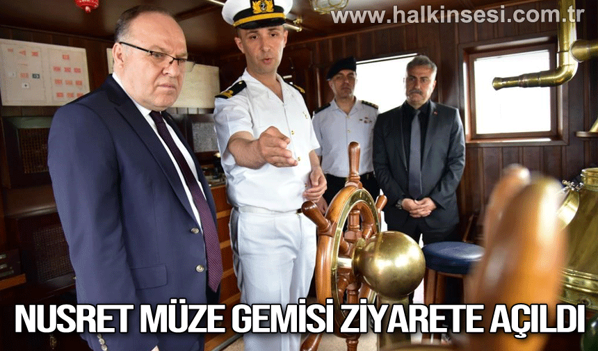 Nusret Müze Gemisi Zonguldak'ta ziyarete açıldı