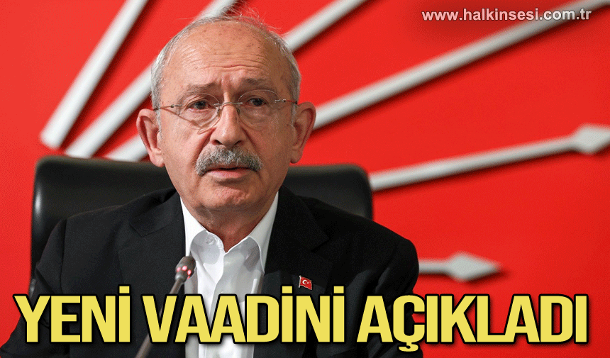 Kılıçdaroğlu yeni seçim vaadini aktardı