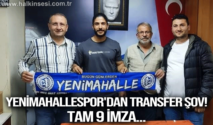 Yenimahallespor'dan transfer şov!.. Tam 9 imza...