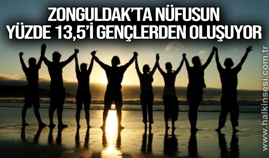 Zonguldak’ta nüfusun yüzde 13,5’i gençlerden oluşuyor